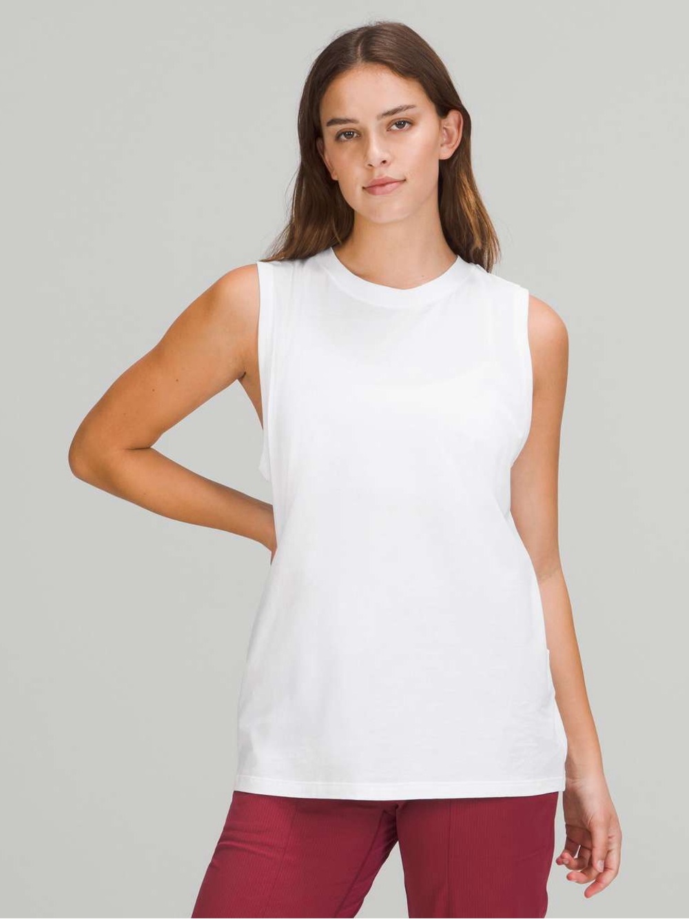 Lululemon Sleeveless Tank Top White Size 8